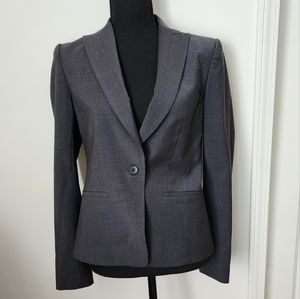 ANN TAYLOR Blazer Dark Gray Womens Size 2